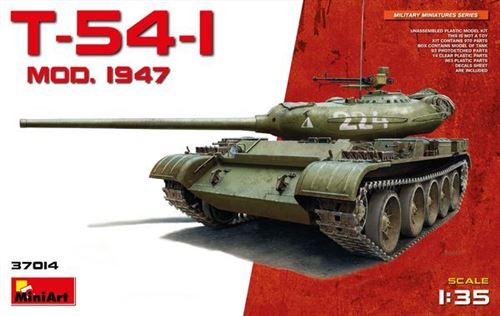 T-54-1 Soviet Medium Tank - 1:35e - Miniart