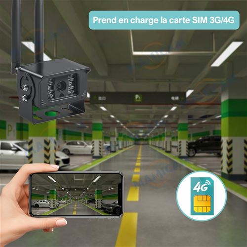 Caméra de Surveillance Sécurité Extérieure IP SIM 3G 4G HD 5MP