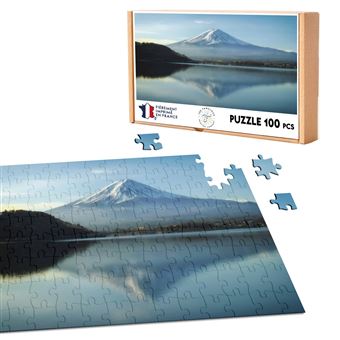 Puzzle classique 100 Pièces - Fabulous - Vue Du Mont Fuji Reflet dans le Lac (39,2 x 26,2 cm) - 1