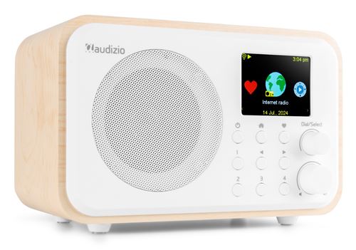 Audizio Vicenza Radio Internet WiFi Bluetooth Sur Batterie - Blanc, Radio Dab/Fm, 32000 Stations Internet