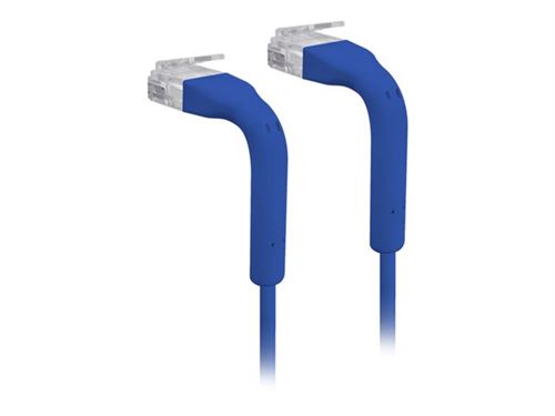 Ubiquiti UniFi - Verbindingskabel - RJ-45 (M) naar RJ-45 (M) - 3 m - 3 mm - CAT 6 - afgeschermd - blauw