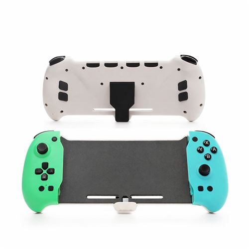 Manette de Jeu FOXDOCK pour Switch OLED - Prise en Main Améliorée, Connexion Automatique, Turbo + Gyroscope 6 Axes, Charge Type-C en Jouant
