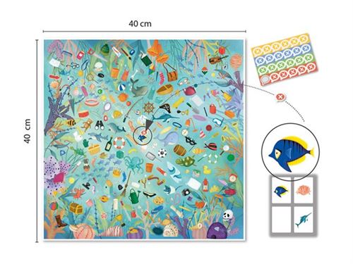APLI kids - Jeu d'observation Sauver l'océan - jeu de société