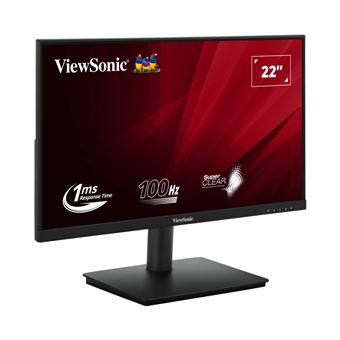 ViewSonic VA220-H - Écran LED - 22" (21.5" visualisable) - 1920 x 1080 Full HD (1080p) @ 100 Hz - VA - 250 cd/m² - 4000:1 - 1 ms - HDMI, VGA - 1