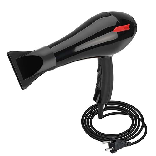 AVIZAR S&egrave;che-cheveux Electrique 1500W Compact Air Chaud et Air Froid Noir / Rouge