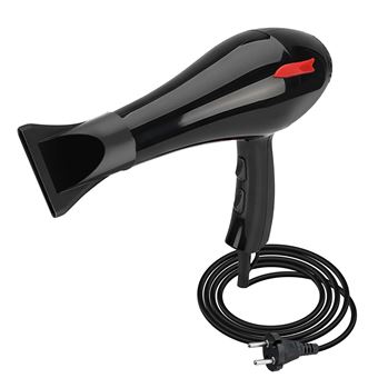 Sèche-cheveux Électrique 1500W Compact Air Chaud et Air Froid Avizar Noir / Rouge - 1