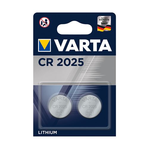 Varta - Pack de 10 blisters de 2 Piles électronique CR2025