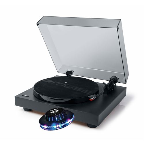 Platine vinyles - Muse - MT-105 B - Arr&ecirc;t automatique - Port USB - 33/45 tours - Noir