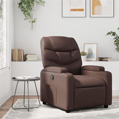 Non Communiqué Marron Vidaxl Fauteuil Réglable Similicuir