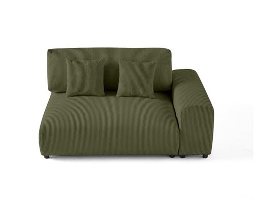 Lisa Design Vert Canapé Droit 2 Places Garance - Image 2
