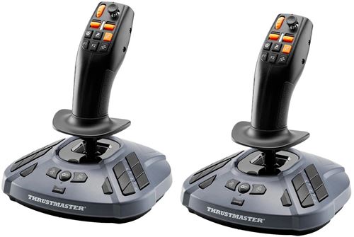 Thrustmaster Simtask Farmstick Duo - Pack de joysticks pour Farming et Trucking - PC