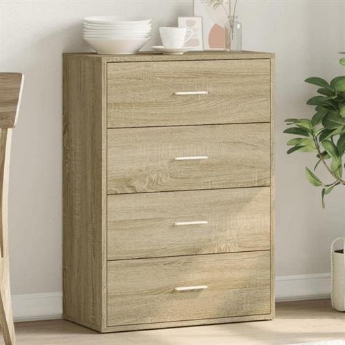 vidaXL - Buffet - Chêne - Moderne - Rangement Salon - Image 2