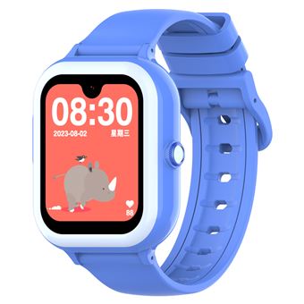 Enfant smart phone watch 4G AMOLED écran bleu - 1
