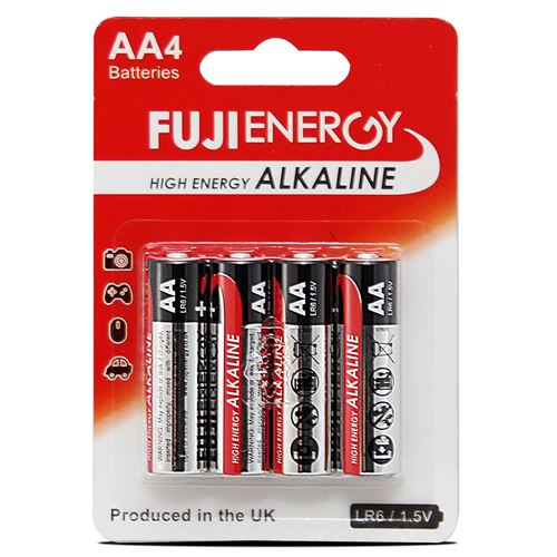 Lot de 20 paquet de 4 piles alcalines AA LR6 1.5V de haute énergie -JUANIO-