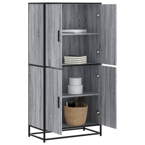 Vidaxl Gris Buffet Haut - Sonoma - Image 3