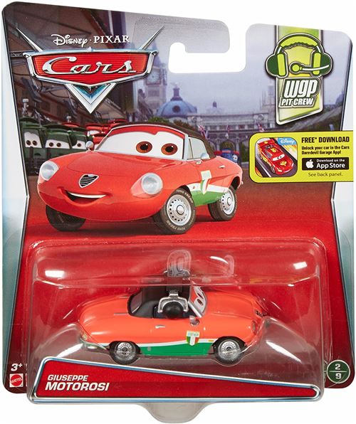 Mattel Disney Cars 2 Voiture Miniature Echelle 1:55 - Giuseppe Motorosi