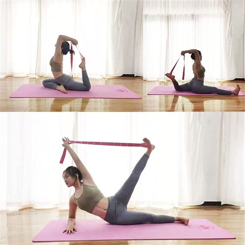 Sangles de Yoga à Double Boucle pour Reformer les Pieds, Poignée de  Fitness, Anneau en D, Accessoires d'Exercice pour la Gym à Domicile, 1 Pièce