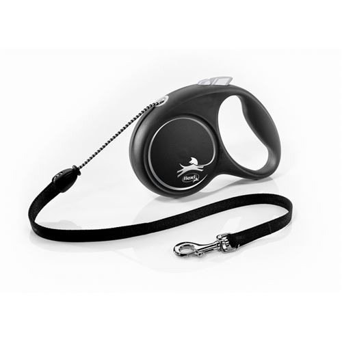 Flexi Noir/Argent Black Design M Cord - Black/Silver - Image 4