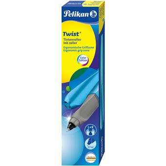 Pelikan Twist Stylo roller Frosted Blue, bleu-métallique - 1