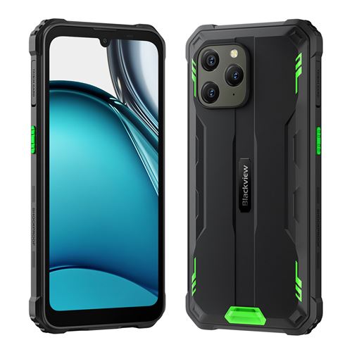 BLACKVIEW BV5300 Plus Smartphone 6 12Go(4+8) 128Go 6580mAh Android 13 téléphone Dual SIM 4G-Vert (273g )