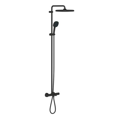 Colonne bain douche thermostatique GROHE Vitalio Start System Noir