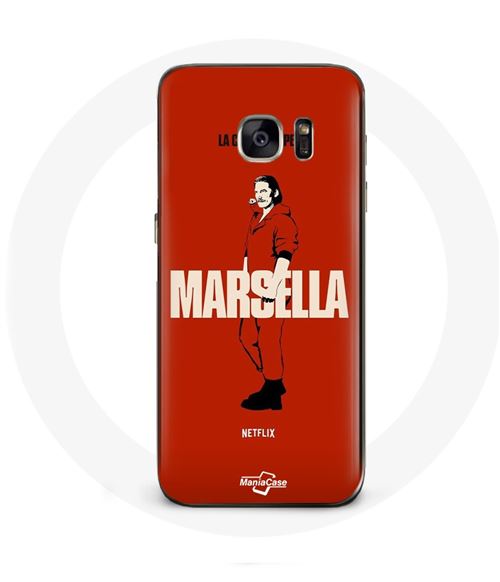 Coque pour Samsung Galaxy S6 Edge La casa de papel Marsella dessin Maniacase