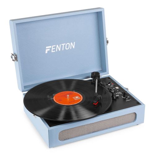 Fenton RP118E Record Player Briefcase avec BT in/out - Platines disque