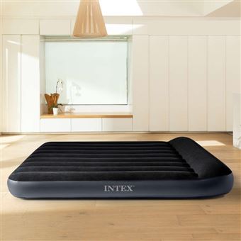 Matelas gonflable électrique Intex Pillow Rest Fiber Tech 2 places XL 203cm  x 152cm - Achat & prix
