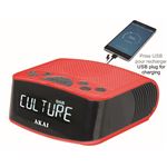 Radio Réveil Fm/dab+ - Akai Multicolore