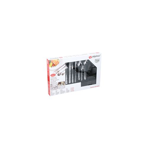 Non Communiqué Argent Ménagère, Acier Inoxydable - 42 Pièces
