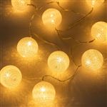28€ sur Guirlande Lumineuses 40 Led boules, Longueur 4.5 Mètres,Multi- couleur pour Noel, Mariage etc [Classe énergétique A++] - Luminaires  extérieur - Achat & prix