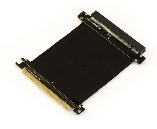 Non Communiqué Kalea-Informatique Nappe D'extension Pci Express De Type Riser. Connecteurs Pcie X16 Et Nappe Semi Rigide Blindée 15Cm - Image 1