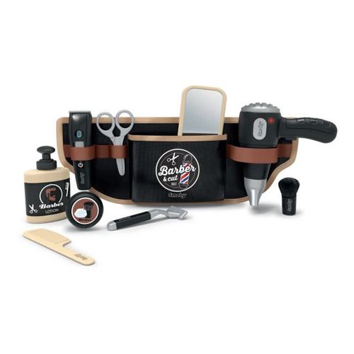 Smoby - Barber & Cut Ceinture - Ceinture De Barbier Coiffeur, Réglable - Des 3 Ans