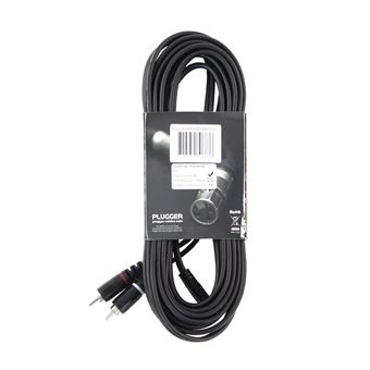 Câble Y Mini Jack Mâle Stéréo - RCA Mâle 6m Easy : Câbles En Y Plugger 