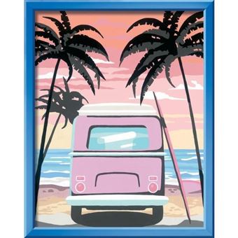 Creart - Grand - Bus On The Beach - Ravensburger