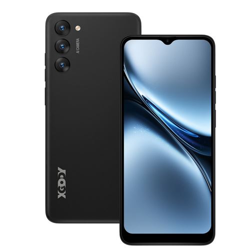 Smartphone XGODY Android 15 7 Go + 32 Go 6,5 pouces, double 4G LTE 2 SIM, 5 Mpx + 13 Mpx, 4 200 mAh, déverrouillage par reconnaissance faciale