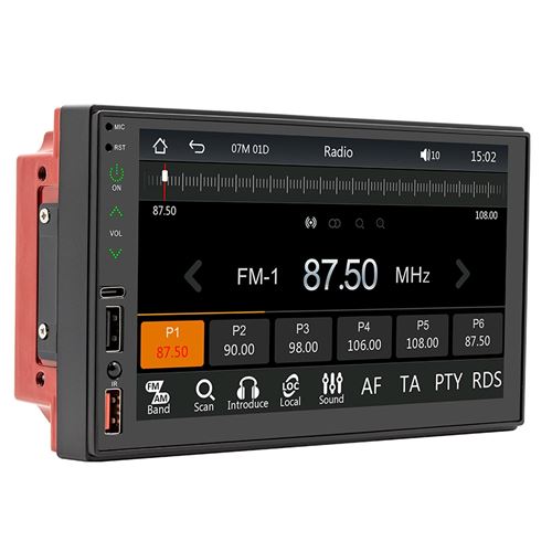 Autoradio Écran Tactile 7 Pouces HD Bluetooth CarPlay Android Auto YONIS