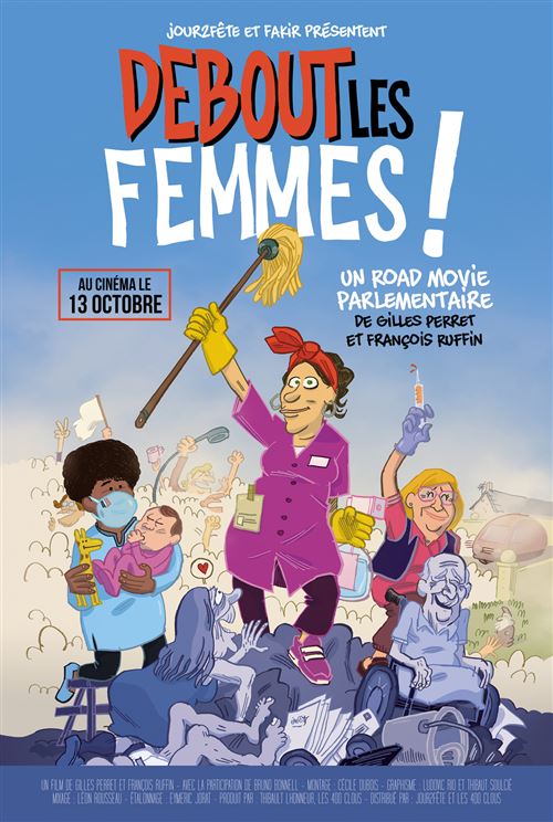Affiche de Cinéma Originale - Debout les Femmes! - 2021 - François Ruffin - 42x63cm