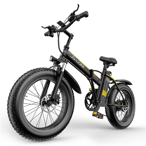 1000W vélo de montagne électrique 20x4 pouces gros pneu neige vélo assistance électrique cyclomoteur E vélo 12.8AH batterie amovible avec fourche à suspension