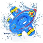 Bouée De Natation Gonflable – Siège Bébé, Piscine, Avec Motif Panda Ou Avion – 1 à 5 Ans – PVC Durable