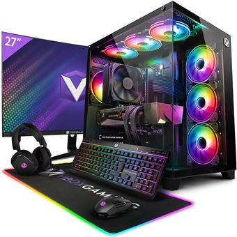 190€ sur Vibox X-202 SG PC Gamer - 27 165Hz Écran Pack Incurvé - Intel i9  13900KF Processeur 5.8GHz - Nvidia RTX 4090 24Go - 32Go RAM - 2To NVMe M.2  SSD 