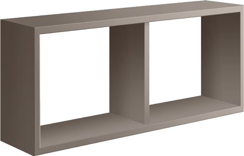HOMEMANIA Étagère Morgana - Marron - 70 x 30 x 15,5 cm -