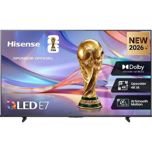Television hisense 43E7S 43 pouces 4K LEDLCD