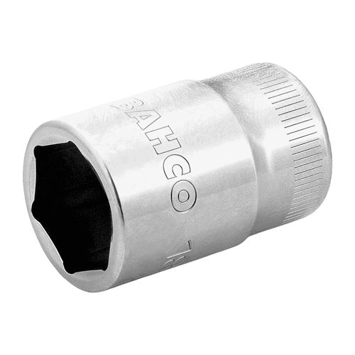 Bahco 7800SM-19 Bit 19mm 1/2" Knurled Shaft High-Gloss Steel Alloy