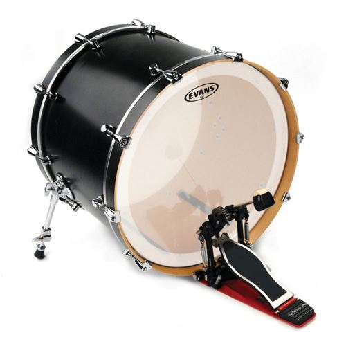 Evans BD20GB4C - Peau de grosse caisse EQ4 Frosted, 20 pouces