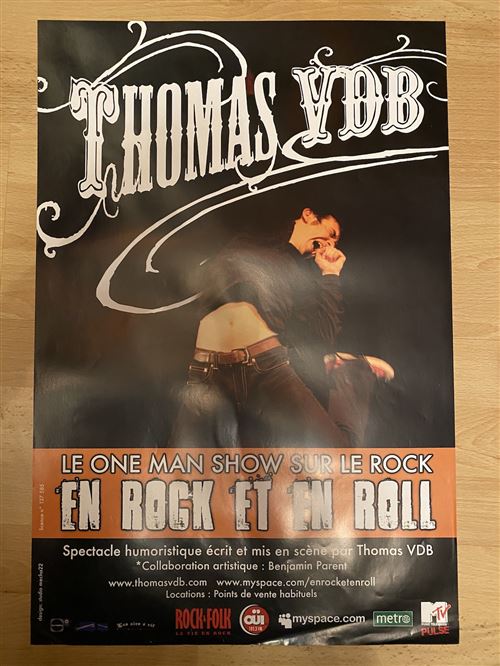 Thomas VDB - En Rock et En Roll - 40x60cm - Affiche État correct - N/A reconditionné disponible sur Fnac