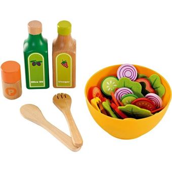 Hape Cuisine Set De Salade Jouet En Bois Enfant 3 Ans Dinette