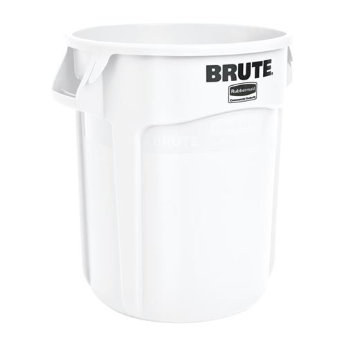Collecteur blanc - 76 L - Rubbermaid - 50 cm Polyéthylène 7600 cl