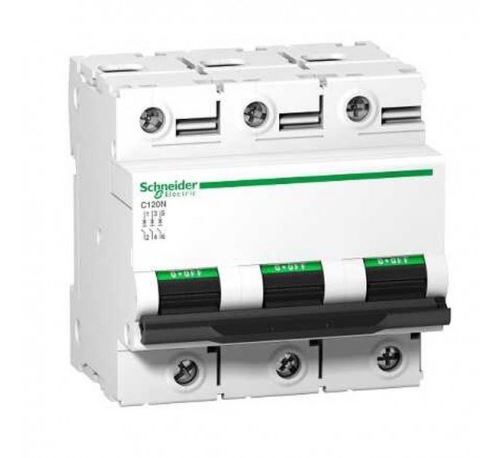 Schneider Electric Blanc Disjoncteur 100 A - C120n - 3P - Courbe C - 10 Ka