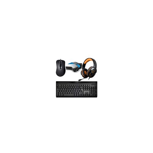 starter pack clavier souris casque universel pour pc et consoles de jeu